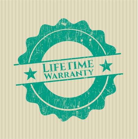Life Time Warranty rubber seal
