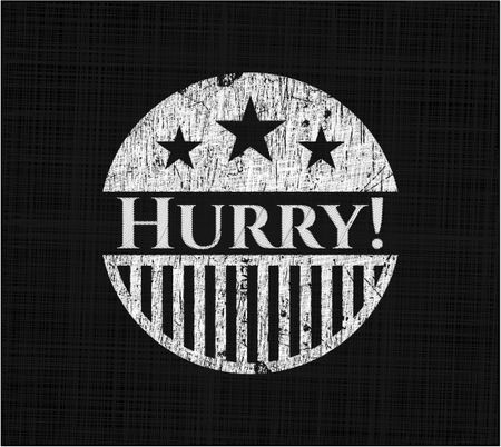 Hurry! on blackboard
