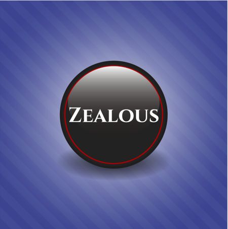 Zealous dark badge