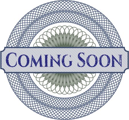 Coming Soon abstract rosette