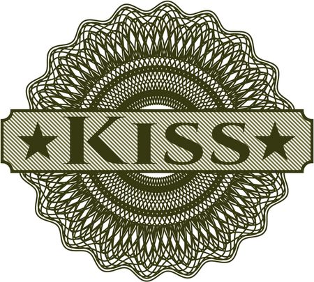 Kiss money style rosette