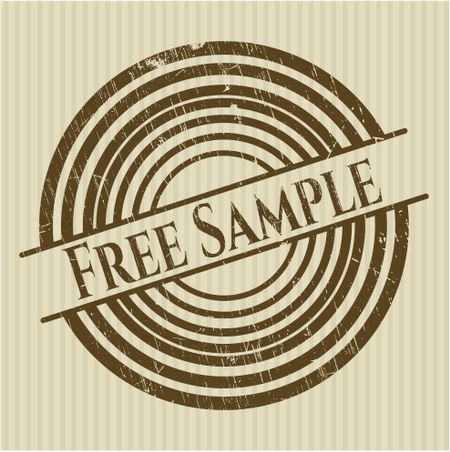 Free Sample rubber grunge texture seal