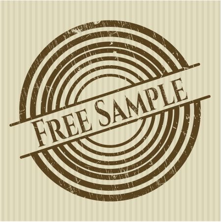 Free Sample rubber grunge texture seal
