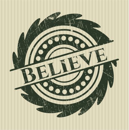 Believe rubber grunge seal