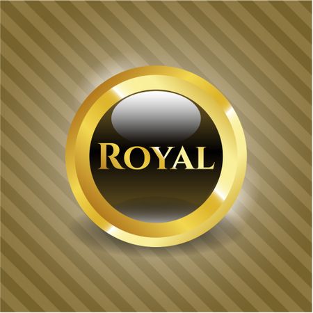 Royal gold emblem