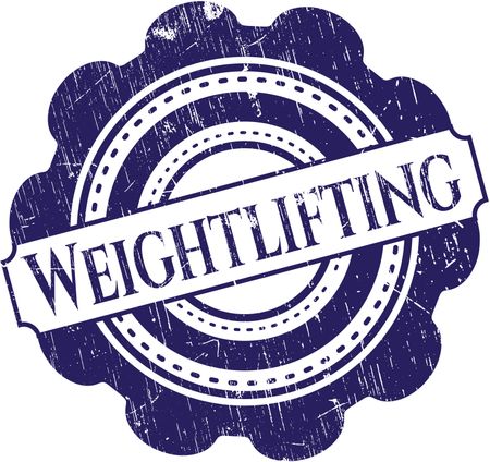 Weightlifting rubber stampr