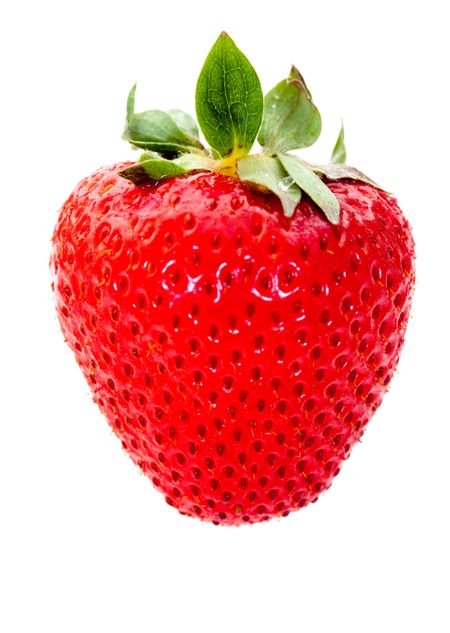 Beautiful strawberry isolated over a white background