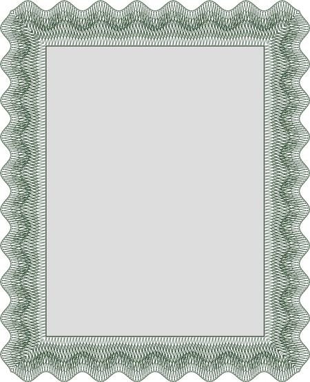 Certificate of achievement. Vector pattern that is used in money and certificate.Excellent design. With linear background.