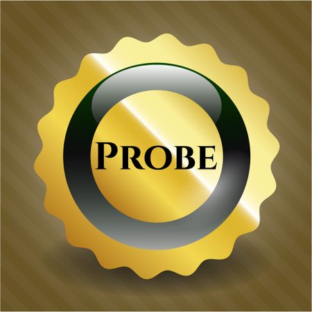 Probe golden emblem