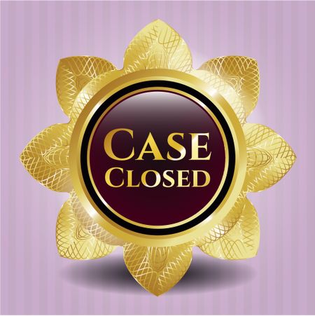 Case Closed golden badge
