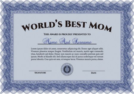 worlds-best-mom-award-quality-background-323568752 World's Best Mom Award. With quality background. Border, frame.Complex design.