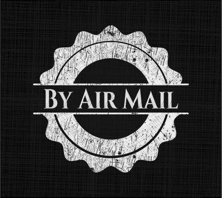 By Air Mail on blackboard