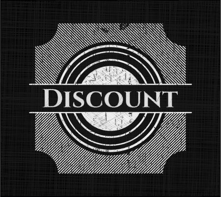 Discount chalkboard emblem