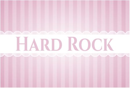 Hard Rock card or banner