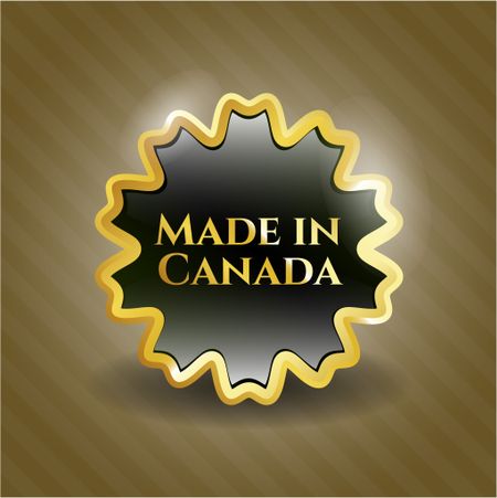 Made in Canada gold emblem