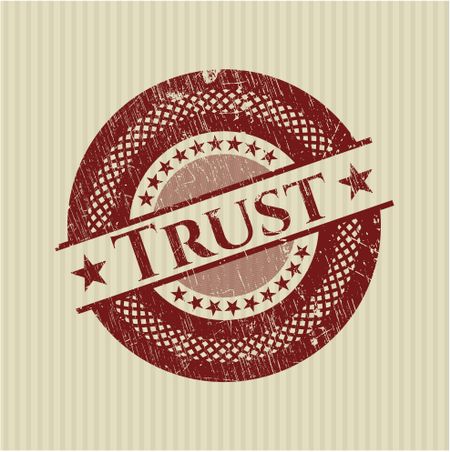 Trust rubber grunge seal