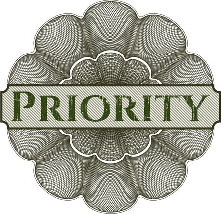 Priority abstract rosette