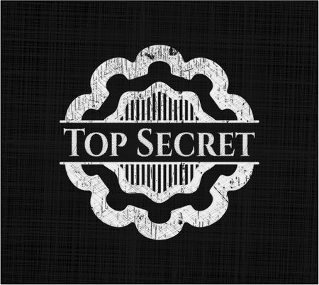 Top Secret chalk emblem