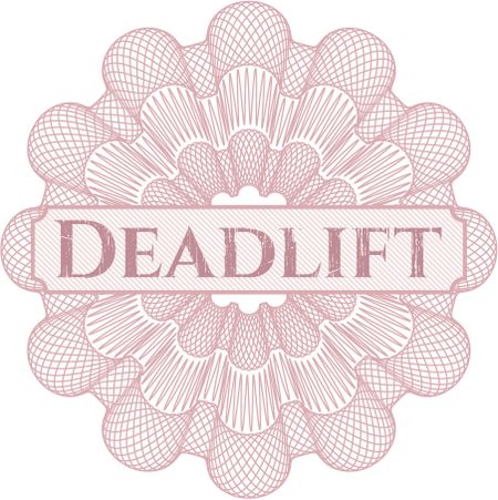 Deadlift gold shiny emblem