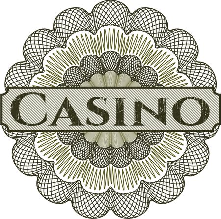 Casino money style rosette