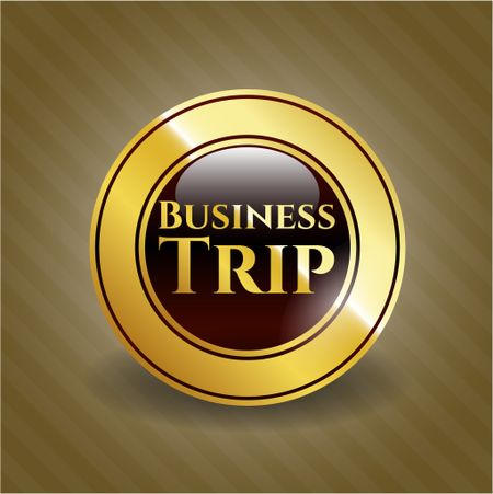 Business Trip golden emblem