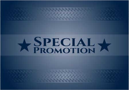 Special Promotion vintage style card or poster