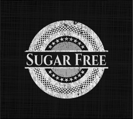 Sugar Free written on a chalkboard