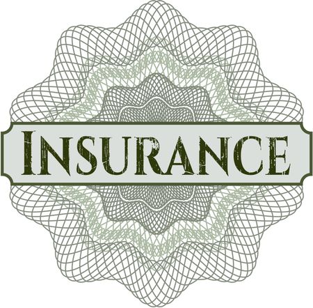 Insurance abstract linear rosette