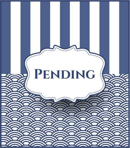 Pending poster