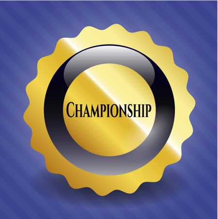 Championship gold emblem