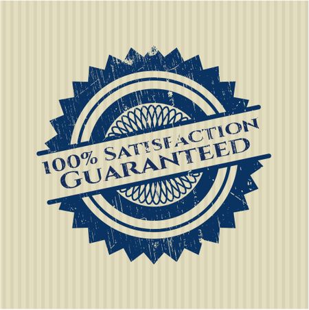 100% Satisfaction Guaranteed rubber seal