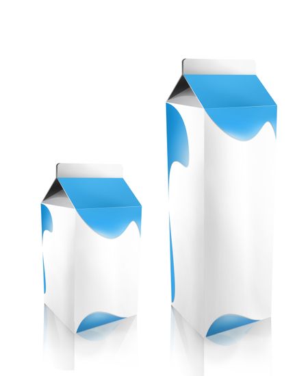 couple-cartons-beverages-isolated-white-32604292 Couple of cartons for beverages isolated over white