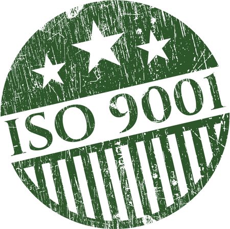 ISO 9001 rubber grunge texture seal