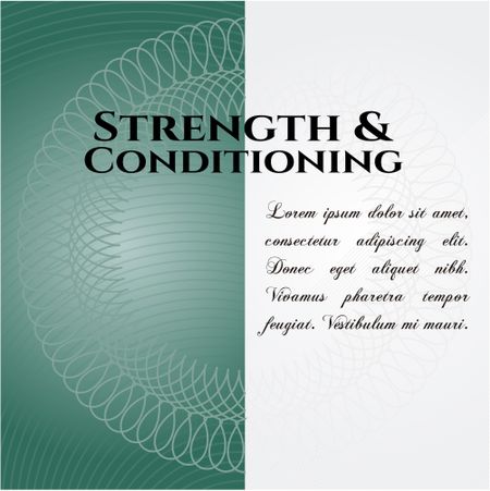 Strength and Conditioning card