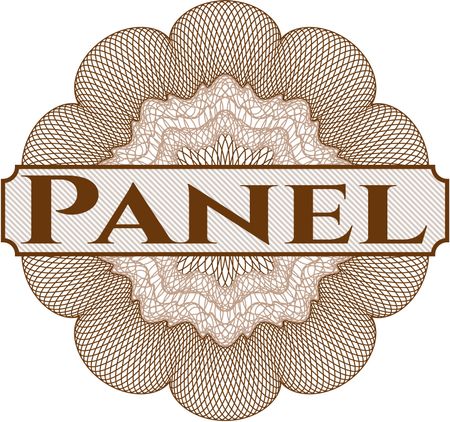 Panel linear rosette