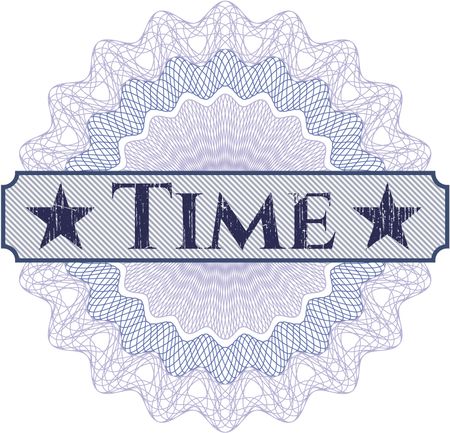 Time gold emblem