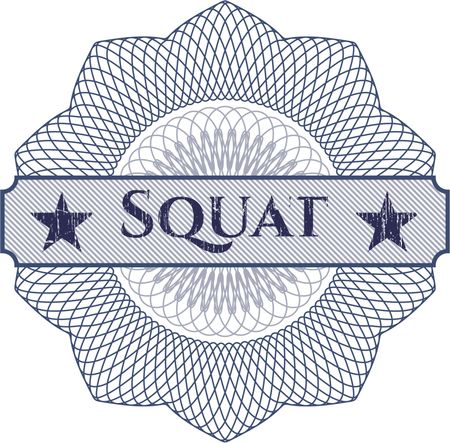 Squat golden badge