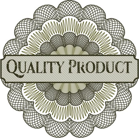 Quality Product gold shiny badge