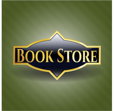 Book Store gold emblem or badge