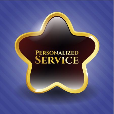 Personalized Service gold badge