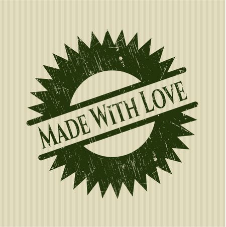 made-love-rubber-stamp-grunge-texture-326128562 Made With Love rubber stamp with grunge texture