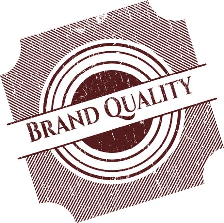 Brand Quality grunge stamp