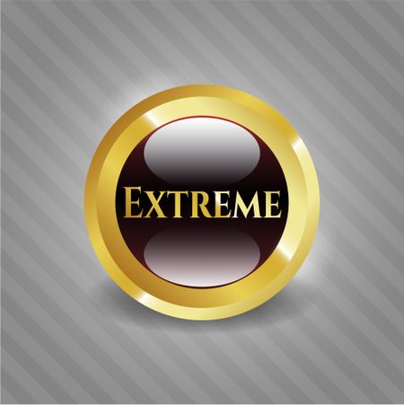 Extreme golden emblem