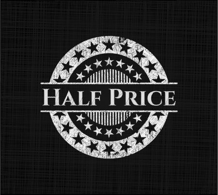 Half Price chalk emblem