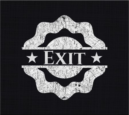 Exit chalk emblem