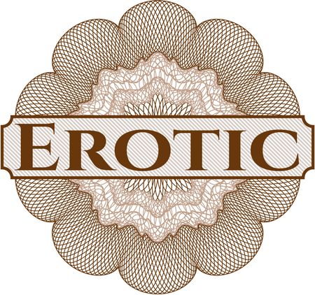 Erotic abstract rosette