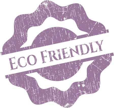Eco Friendly grunge stamp
