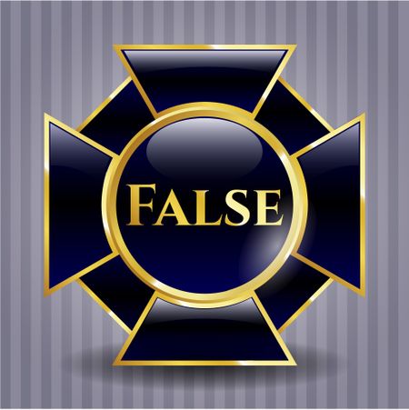 False gold badge