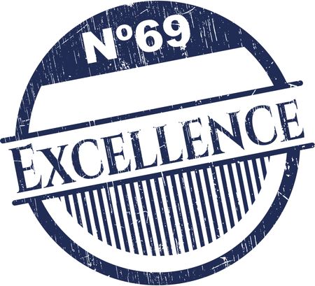 Excellence rubber seal with grunge texture