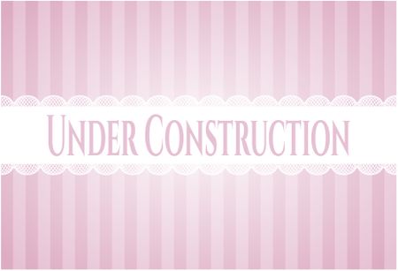 Under Construction banner or card